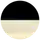 Black + White Horn - Smoke Gradient Lens